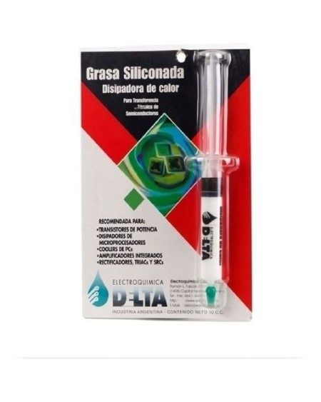 JERINGA GRASA DISIPADORA BLANCA 10CC DELTA