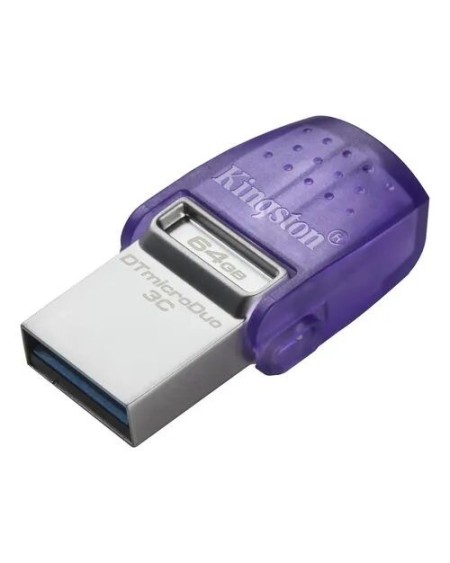 PEN DRIVE 64GB USB + TIPO C 3.2 DT MICRO DUO 3C KINGSTON