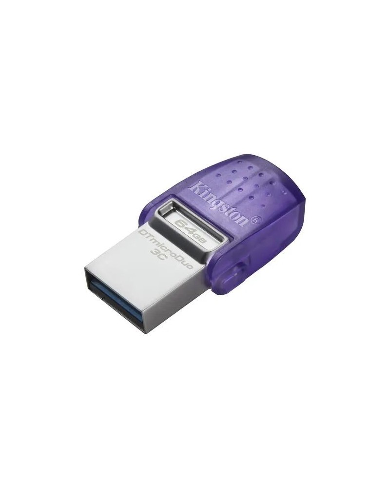 PEN DRIVE 64GB USB + TIPO C 3.2 DT MICRO DUO 3C KINGSTON