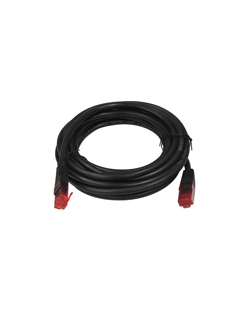 CABLE DE RED PATCH CORD 5MTS CAT6 NEGRO VAPEX