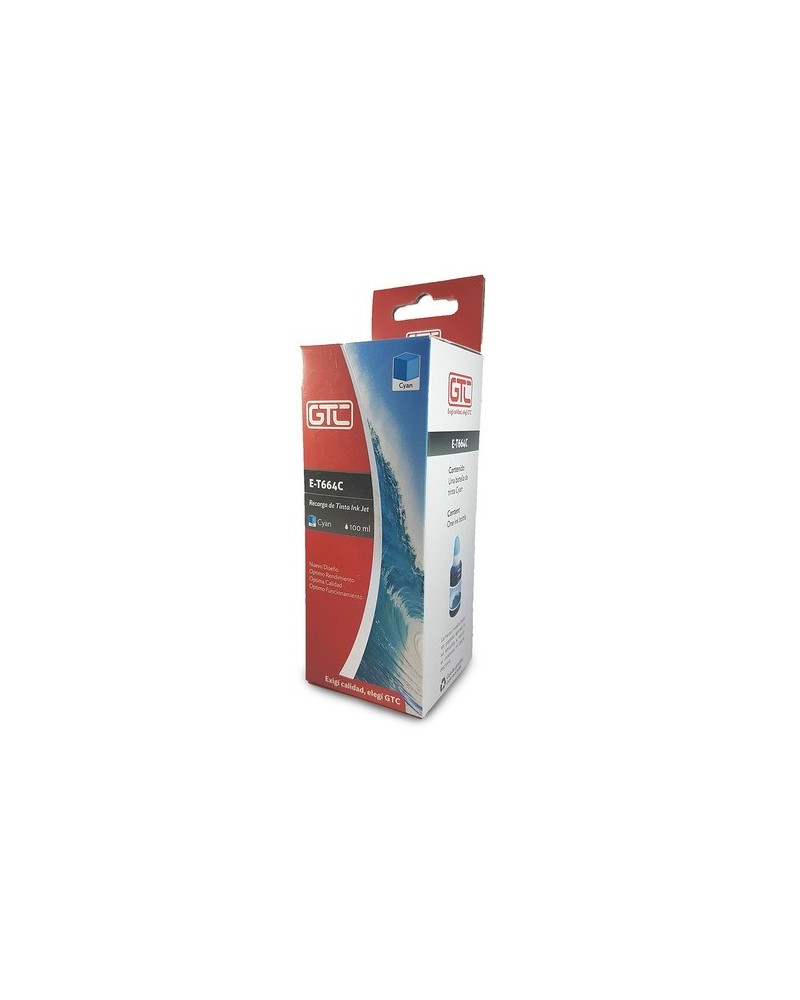 TINTA EPSON E-T664C CYAN 100ML GTC