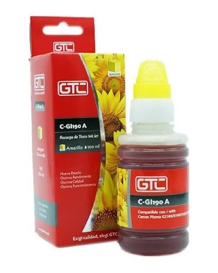TINTA CANON AMARILLA G-GL190Y PARA G2100/3100 GTC