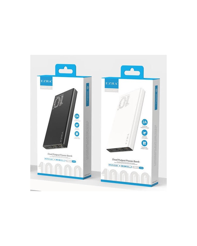 POWER BANK 10000MAH 5V2A PB60 EZRA