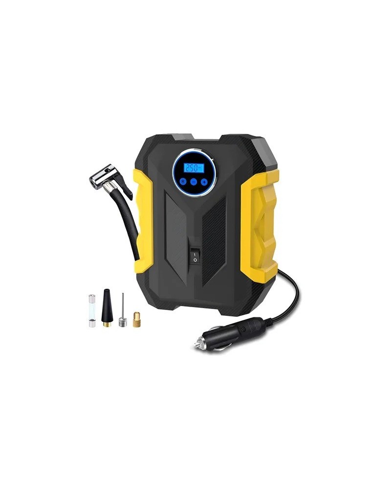 COMPRESOR DE AIRE MULTIUSO 12V C/DISPLAY NHI-294 NAPPO