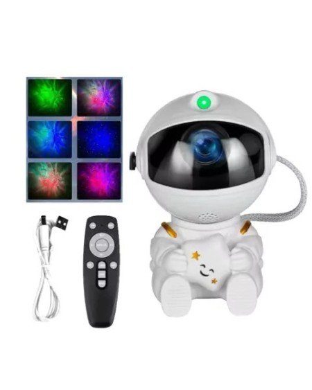 LAMPARA DE ESCRITORIO ASTRONAUTA PROJECTOR NEBULA LED-83041