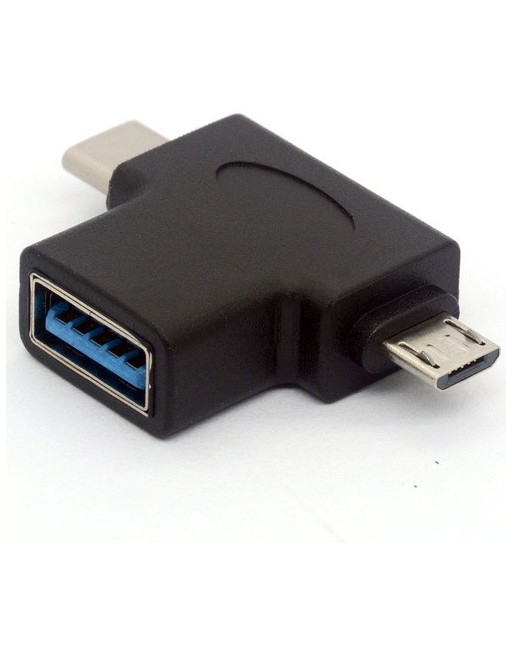 ADAPTADOR OTG USB3.0 A MICROUSB+TIPOC NM-TC3