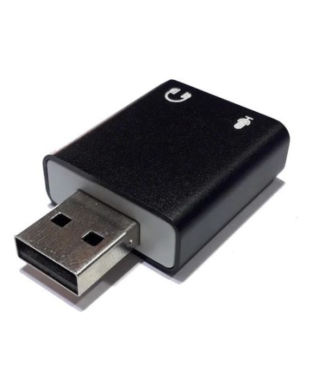 PLACA DE SONIDO USB NEGRA DX-PLUGUSB DINAX