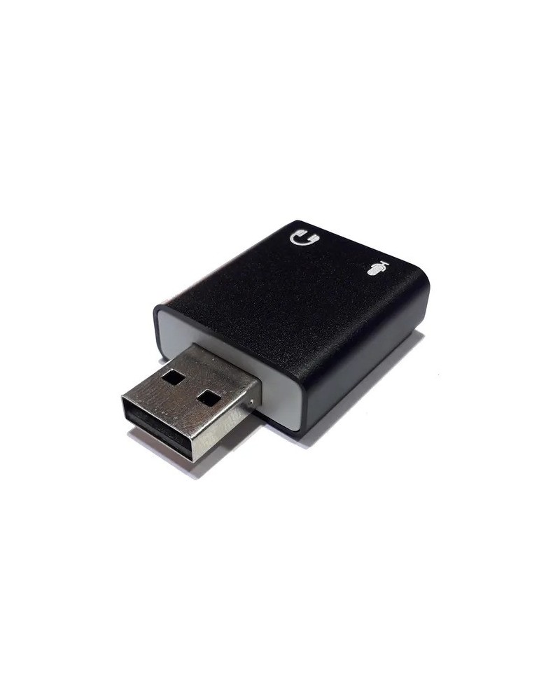 PLACA DE SONIDO USB NEGRA DX-PLUGUSB DINAX