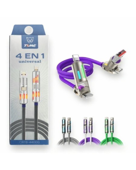 CABLE USB 4 EN 1 UNIVERSAL CAB-44006 TIME