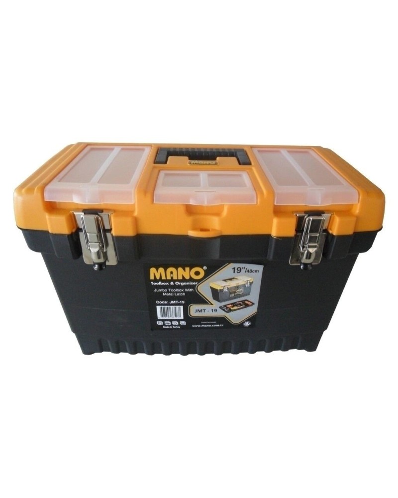 CAJA DE HERRAMIENTAS C/3 GABETEROS 49CM JMT-19 MANO
