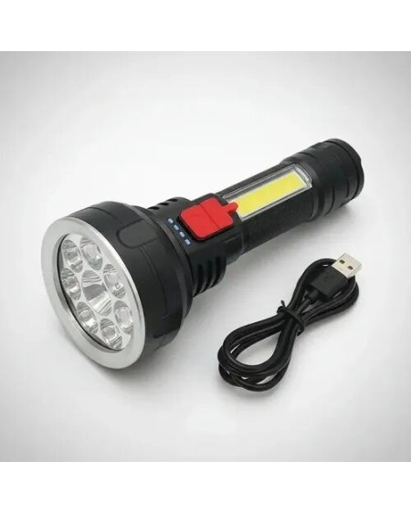 LINTERNA 1 LED + REFLECTOR RECARGABLE 3W 1200MAH SD-1803 SGOD