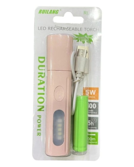 LINTERNA 1 LED + REFLECTOR RECARGABLE RL-332 RUILANG