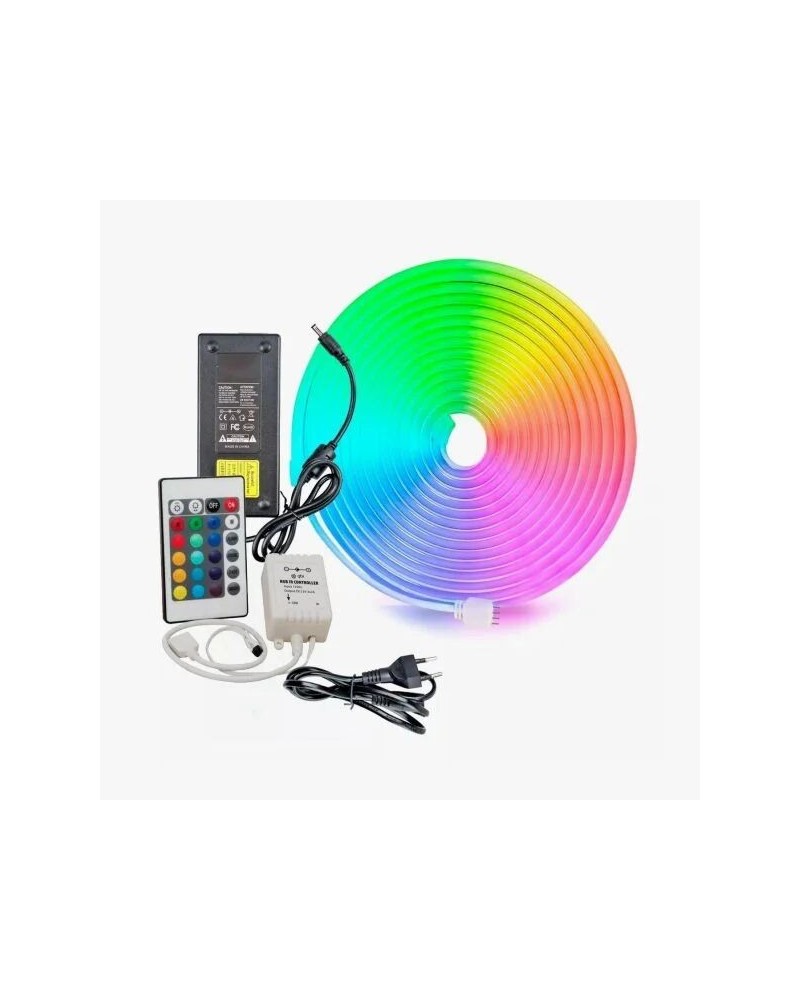 TIRA DE LED NEON RGB 5MTS LED5050