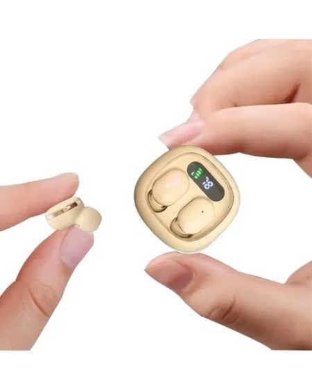 AURICULAR BLUETOOTH IN-EAR BEIGE Q33 WIRWLLWS 5.49 CYXG