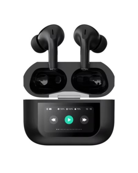 AURICULAR BLUETOOTH IN-EAR NEGRO C/DISPLAY ANC+ENC KAB-719 KOLKE