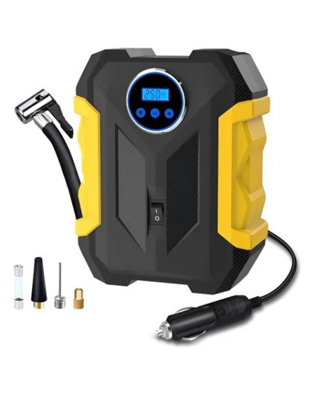 COMPRESOR DE AIRE MULTIUSO 12V C/DISPLAY NHI-294 NAPPO