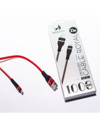 CABLE USB TIPO C 4.8AMP 1MTS CABLE-02 ROYALCELL