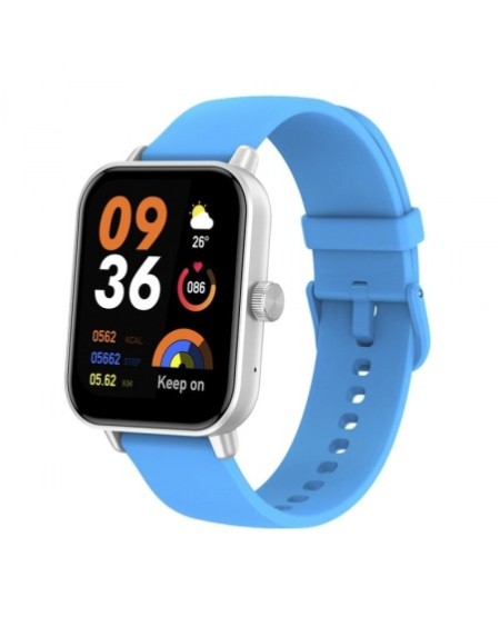RELOJ INTELIGENTE SMART WATCH GRIZ/CELESTE KVR-671 KOLKE