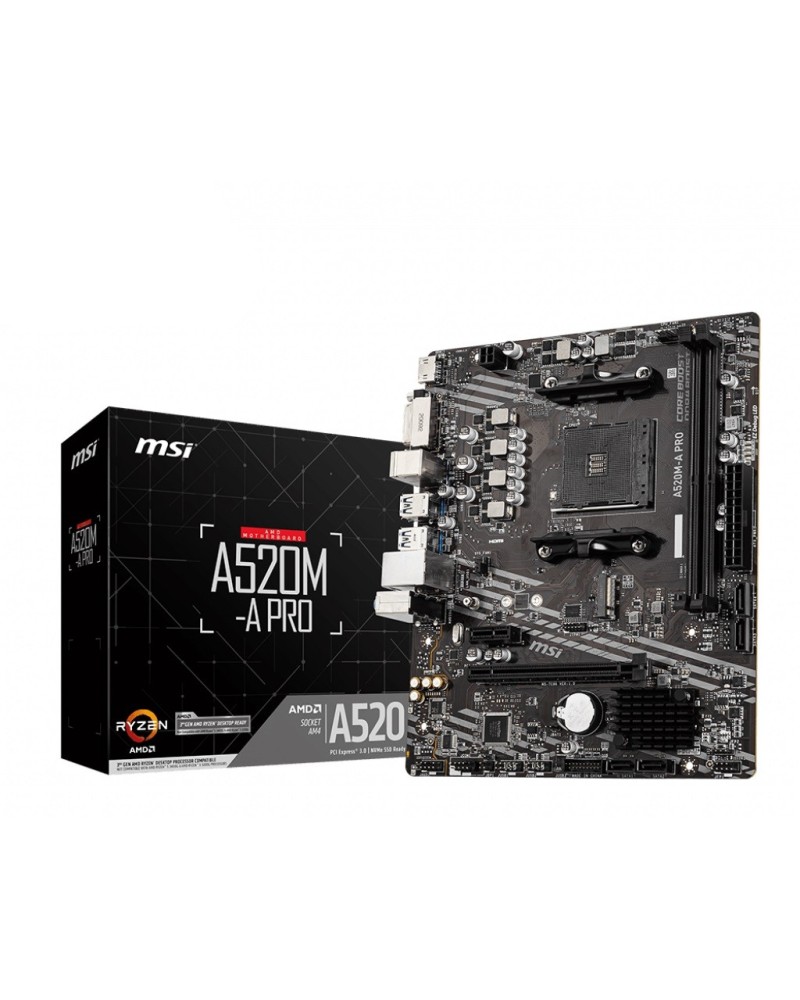 PLACA MADRE AM4 A520M-A RPO MSI