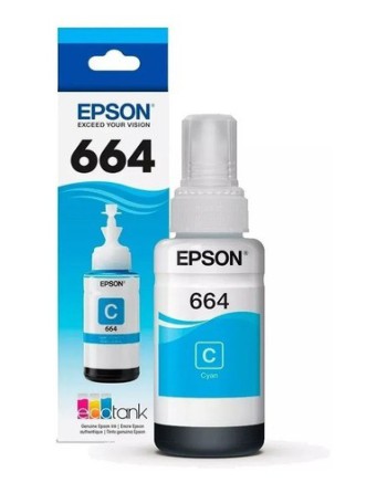 TINTA EPSON CYAN 664 PARA L200/L210/L355 EPSON
