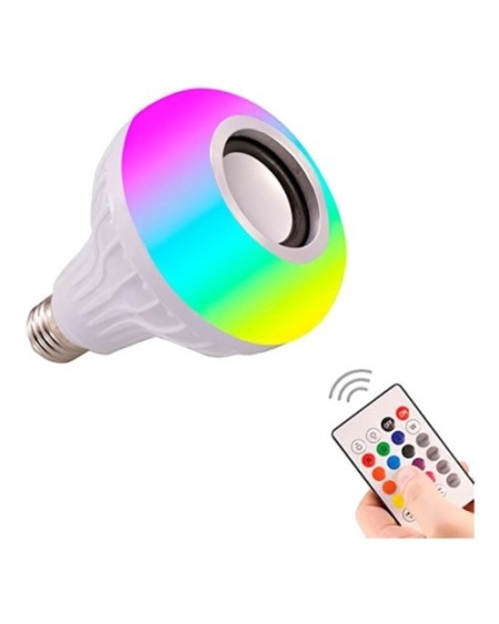 FOCO PARLANTE BLUETOOTH 12W RGB SV-1011