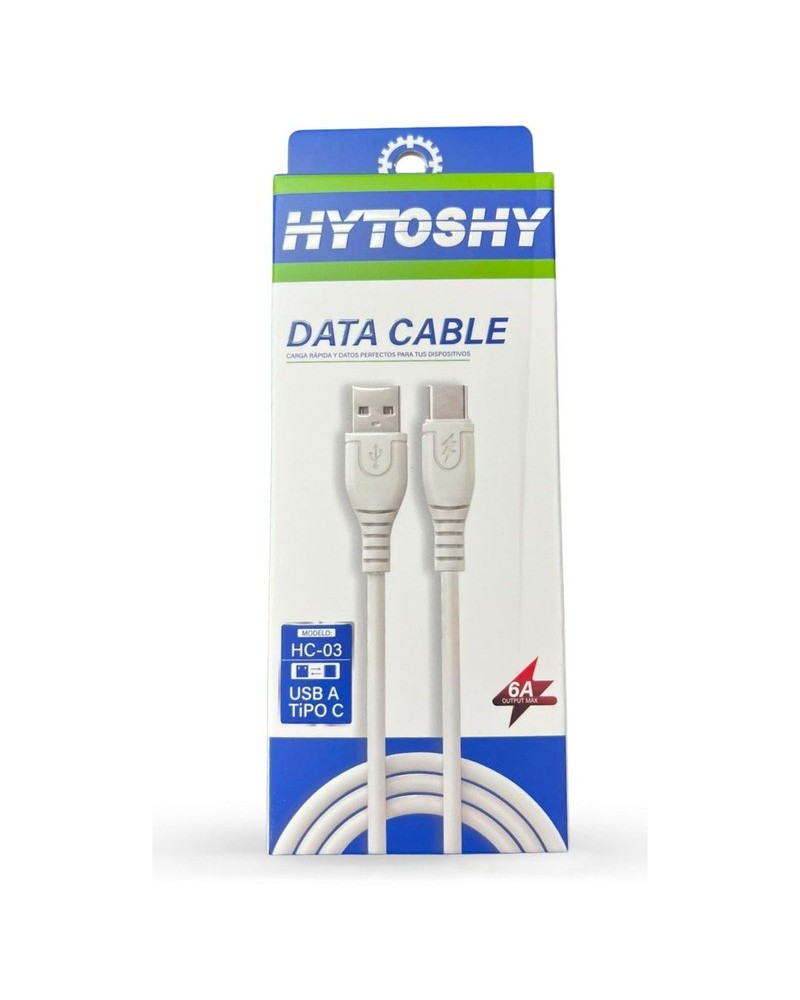 CABLE USB TIPO C 6AMP HC-03 HYTOSHY