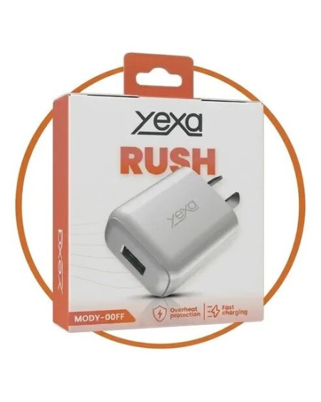CARGADOR 220V A USB + CABLE TIPO C RUSH MOD430 YEXA