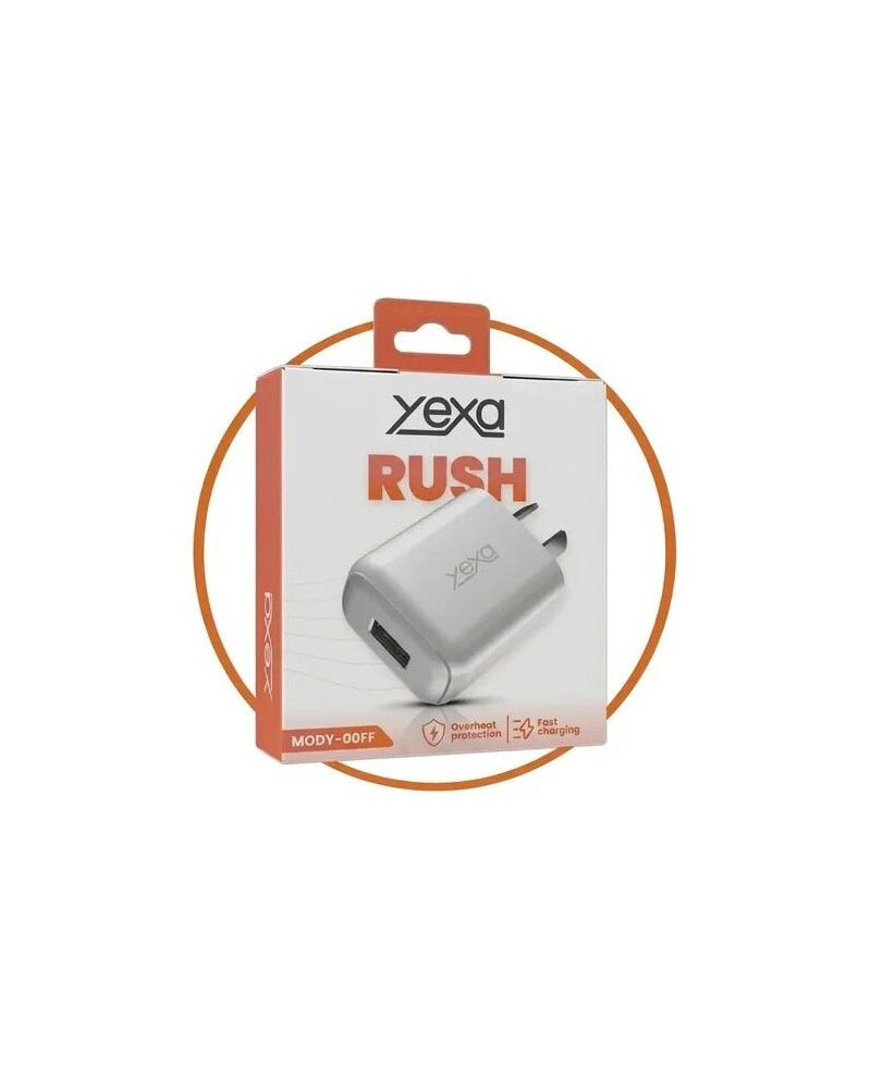 CARGADOR 220V A USB + CABLE TIPO C RUSH MOD430 YEXA