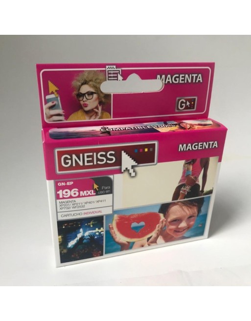 CARTUCHO EPSON 195-196 MAGENTA GN-SP GNEISS