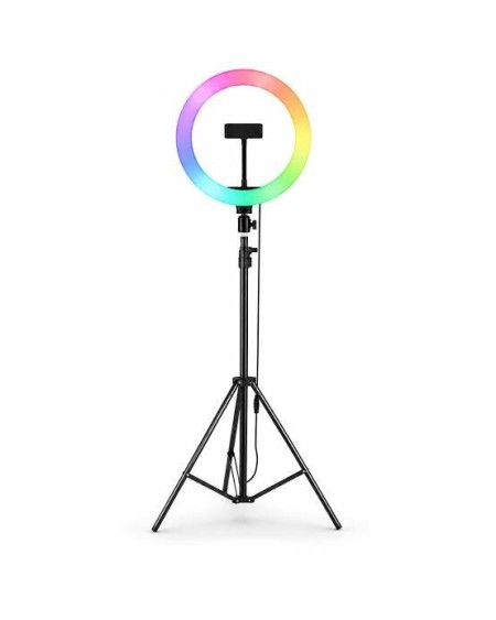 ARO DE LUZ 26CM C/TRIPODE 2M JS-260RGB