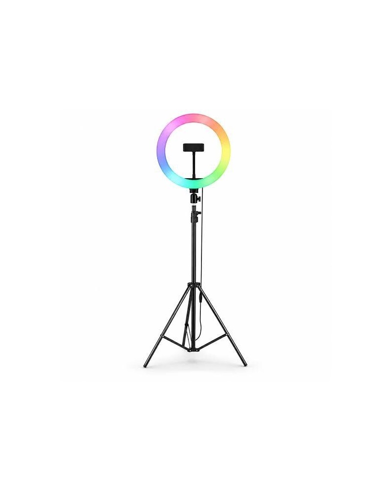 ARO DE LUZ 26CM C/TRIPODE 2M JS-260RGB