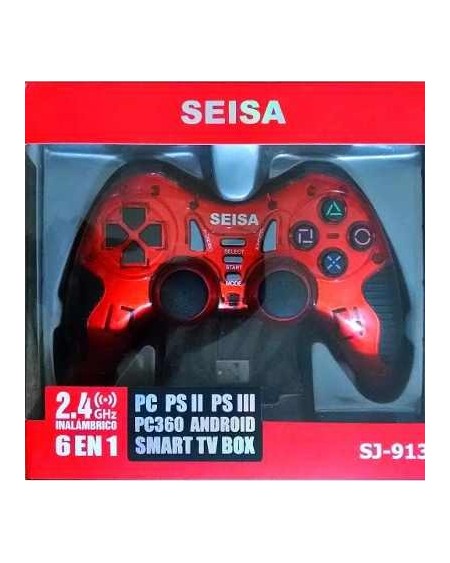 JOYSTICK WLS 6 EN 1 PC PS2/3/360/ANDROIS/SMART TV BOX SJ-913 SEISA