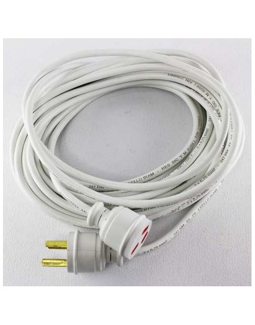 CABLE ALARGUE 220V 3MTS BLANCO