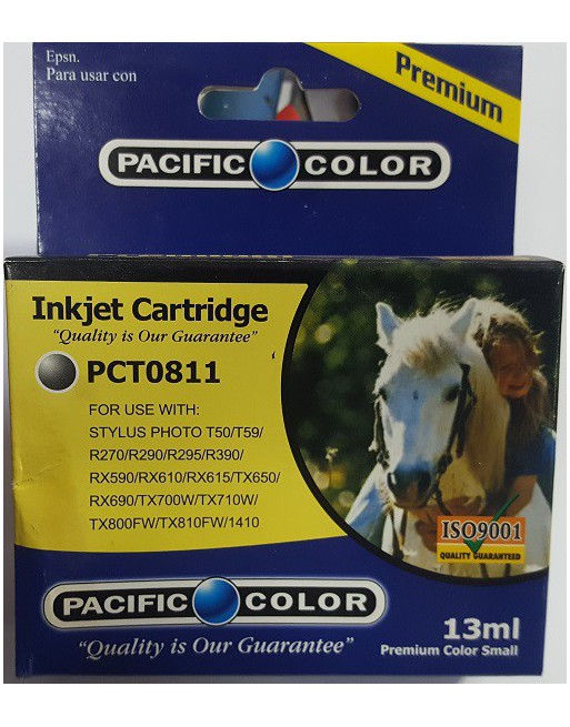 CARTUCHO EPSON PC 81 NEGRO PCT0811 PACIFIC COLOR