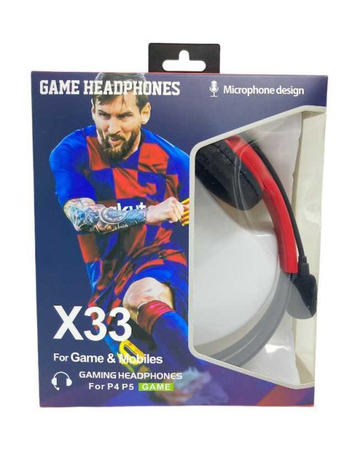 AURICULAR X33 GAMERS P4 P5