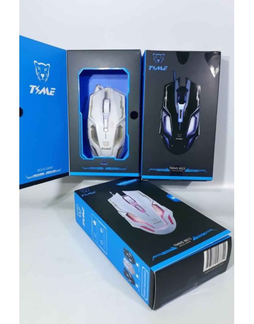 MOUSE GAMER C/LUZ 4 BOTONES 8603 TIME