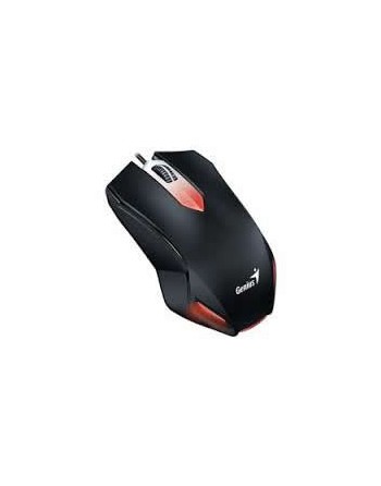 MOUSE GAMER X-G200 NEGRO CON LUZ ROJA GENIUS