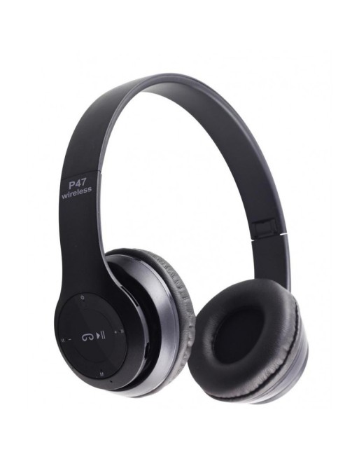 AURICULAR BLUETOOTH C/MICRO SD C/FM C/AUX P47 HEADPHONES