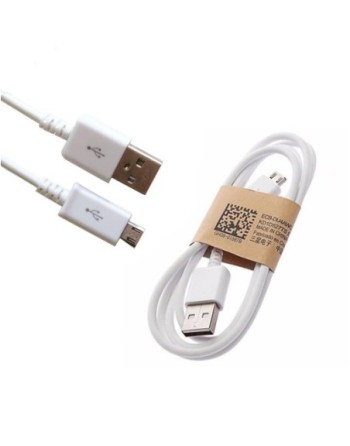 CABLE USB MICRO USB V8 BLANCO SAMSUNG ORIGINAL EN BOLSA