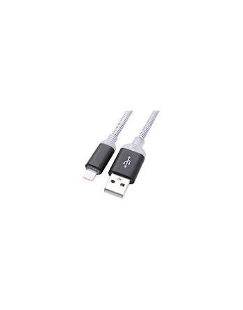 CABLE USB IPHONE 3.1AMP 1MTS GRIS ONLY