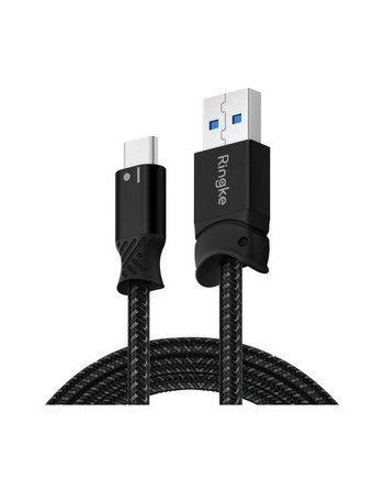 CABLE USB TIPO C 3.1AMP NEGRO  LION