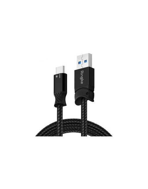 CABLE USB TIPO C 3.1AMP NEGRO  LION