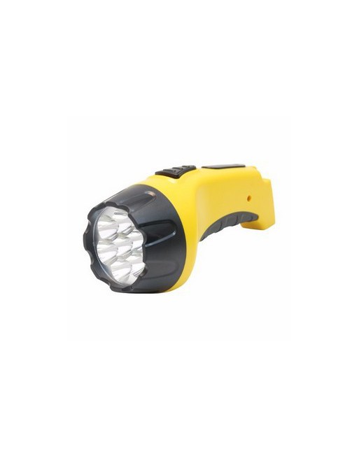 LINTERNA 4 LED OM-179 AMARILLA RECARGABLE OM