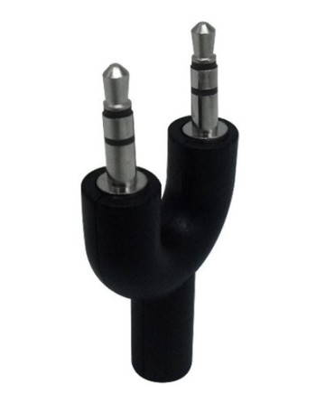ADAPTADOR 3.5 M X 2 A 3.5 H P/MICROFONO Y AURICULAR  NISUTA