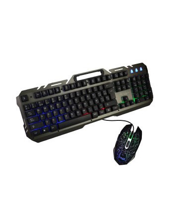 KIT TECLADO + MOUSE GAMER C/LUZ 2400DPI X-TRME SERIES DN-EX28 DINAX