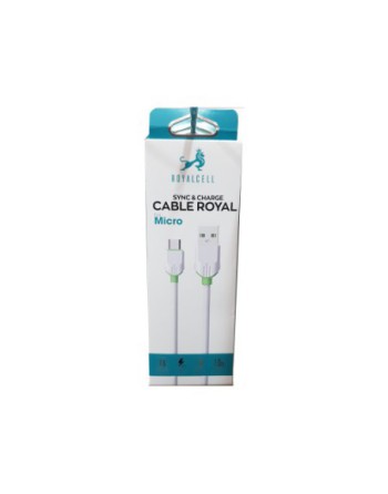CABLE MICRO USB V8 3.1A 1MTS RC-WW002 ROYALCELL