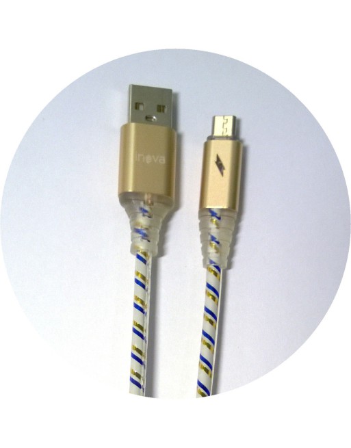 CABLE MICRO USB V8 2.4AMP 1MTS CAB-049 INOVA