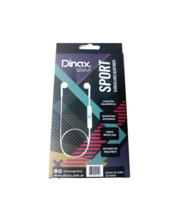 MANOS LIBRES BLUETOOTH BLANCO SPORT DX-100065 DINAX