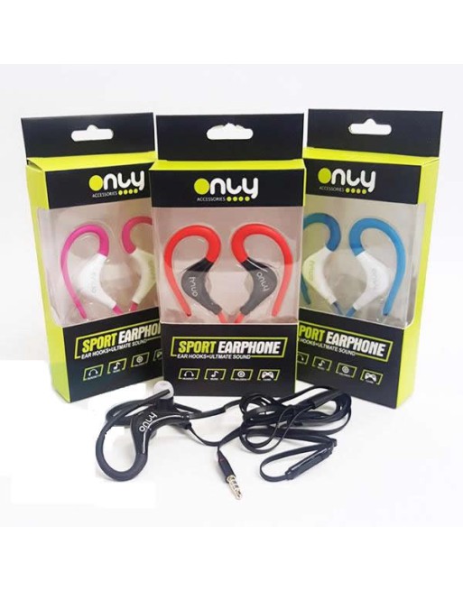 MANOS LIBRES COLORES C/CIERRE SPORT ONLY