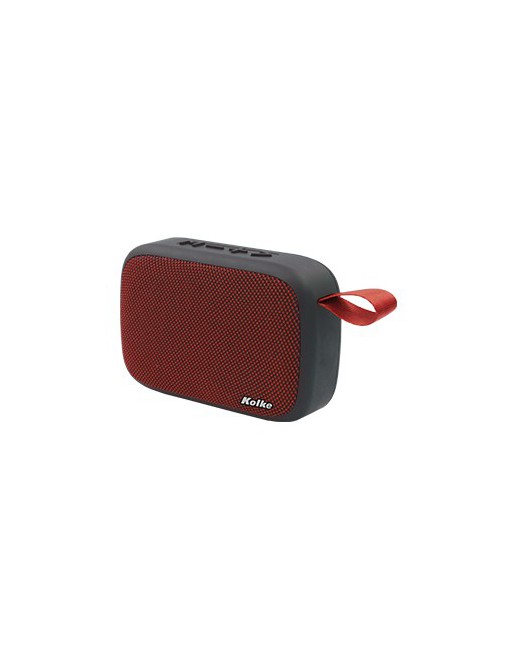 PARLANTE C/BLUETOOTH C/FM 3W ROJO KPP-262 START KOLKE